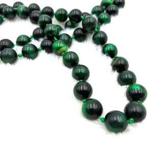 Tiger Eye Homemade Beaded Necklace
